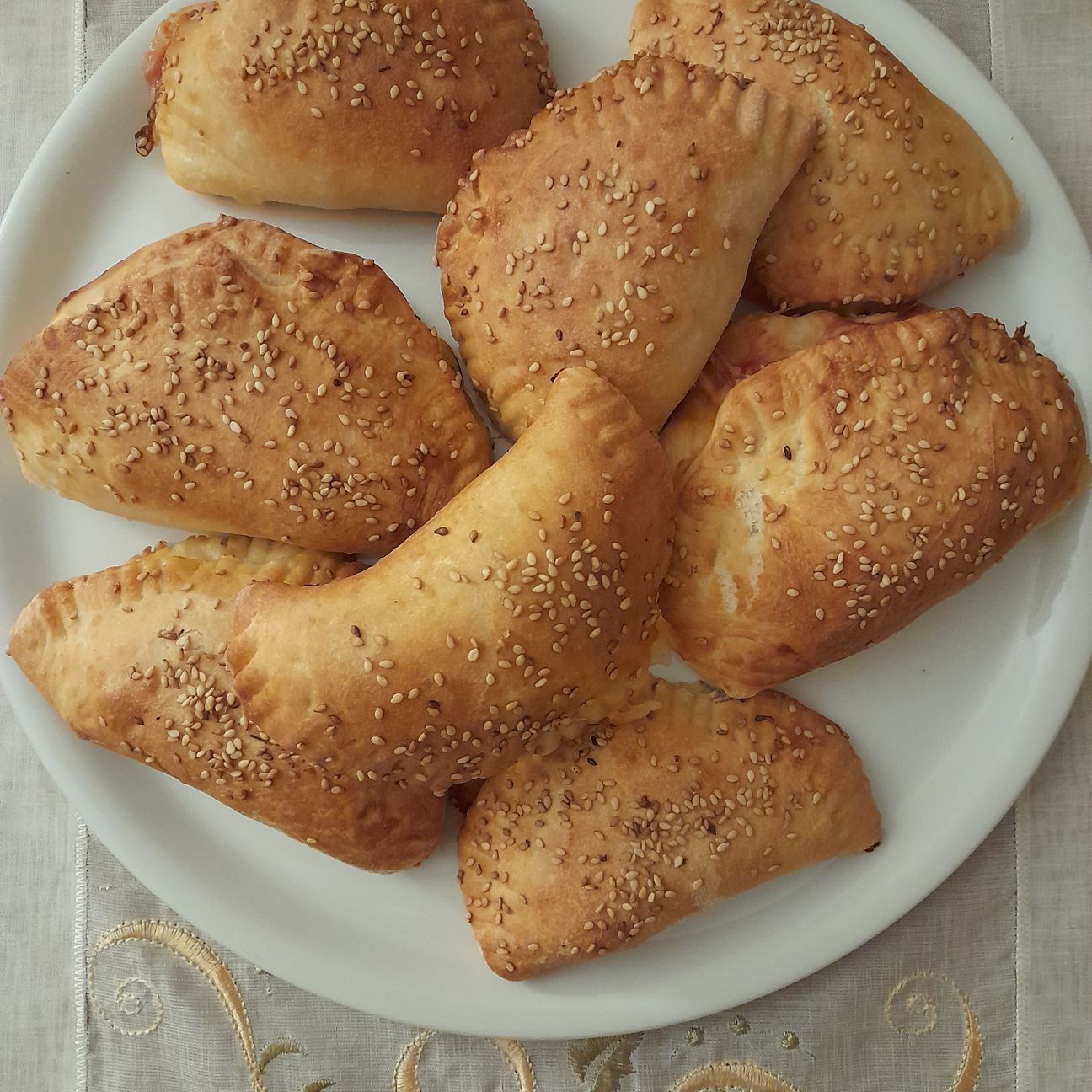 Mezzelune con prosciutto e scamorza