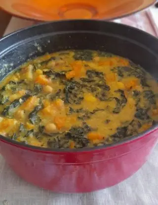 Ricetta Zuppa di  cavolo nero, ceci e polenta di annamariaincucina