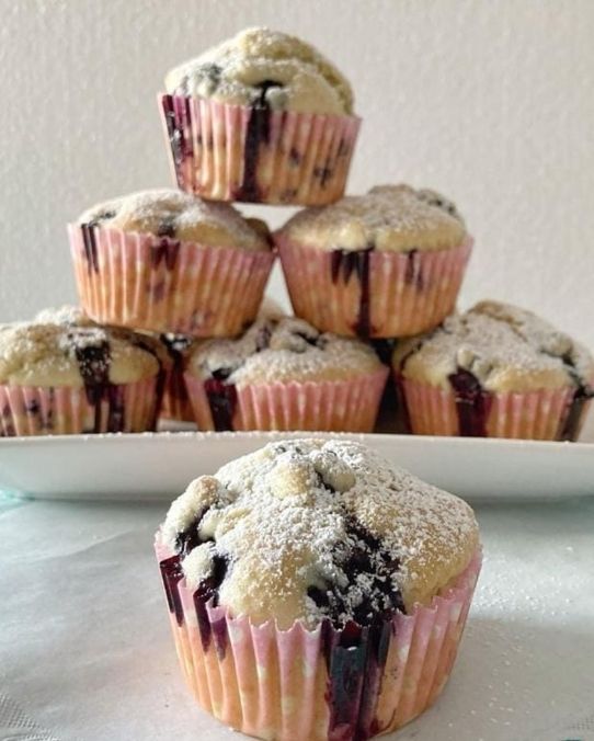 Muffin vegani ai mirtilli