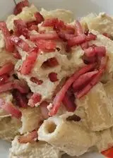 Ricetta Pasta con crema di carciofi e speck