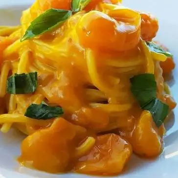 Ricetta Spaghetti con pomodorini gialli datterini! di ilaria416