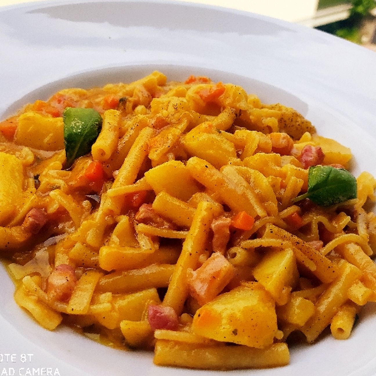 Pasta e patate con provola!