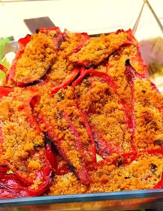 Ricetta Peperoni gratinati in forno! di ilaria416