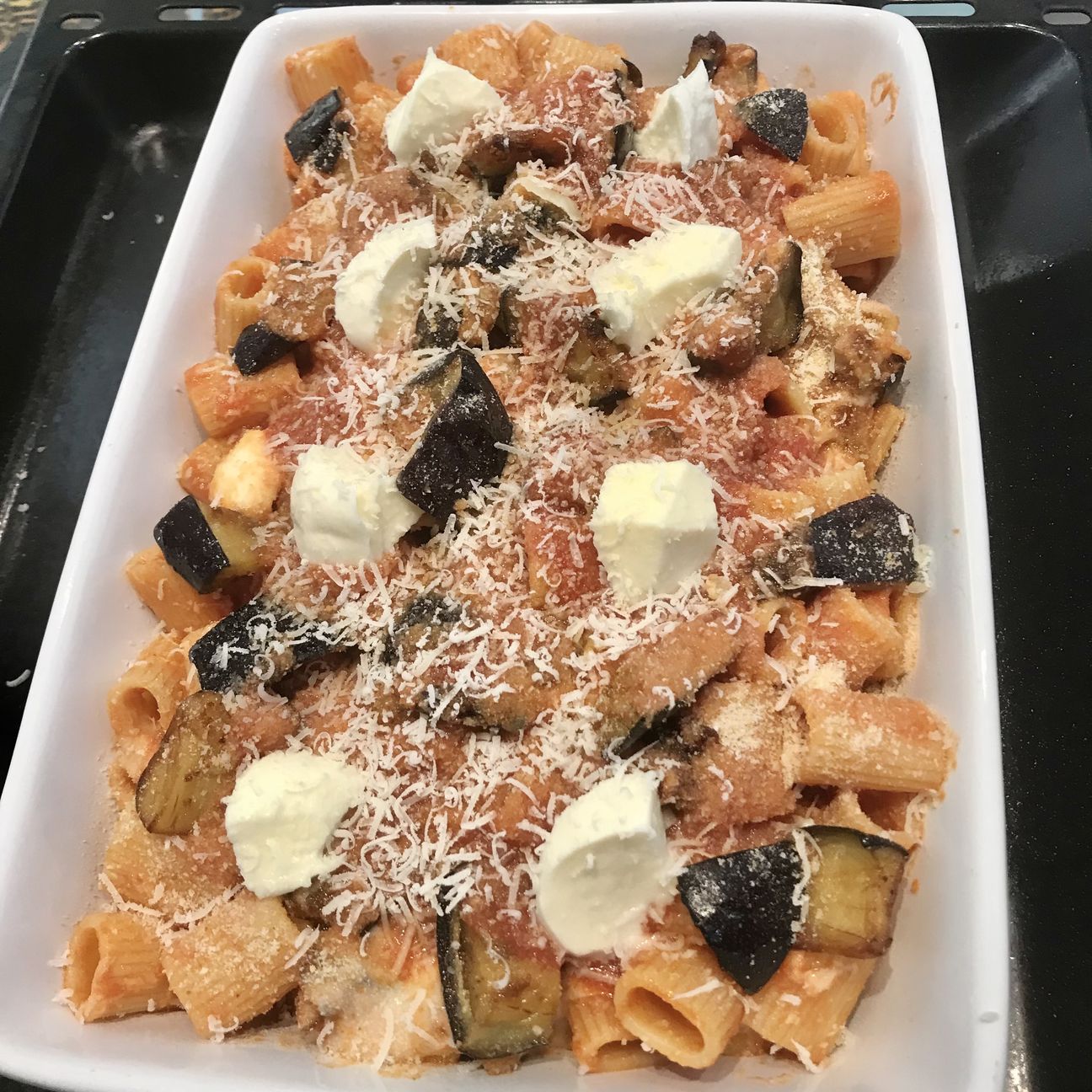 Timballo di mezze maniche ai 4 formaggi