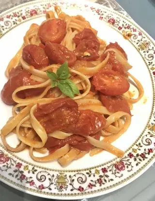 Ricetta Fettucce con pomodoro pizzutello al forno di gelfomarco