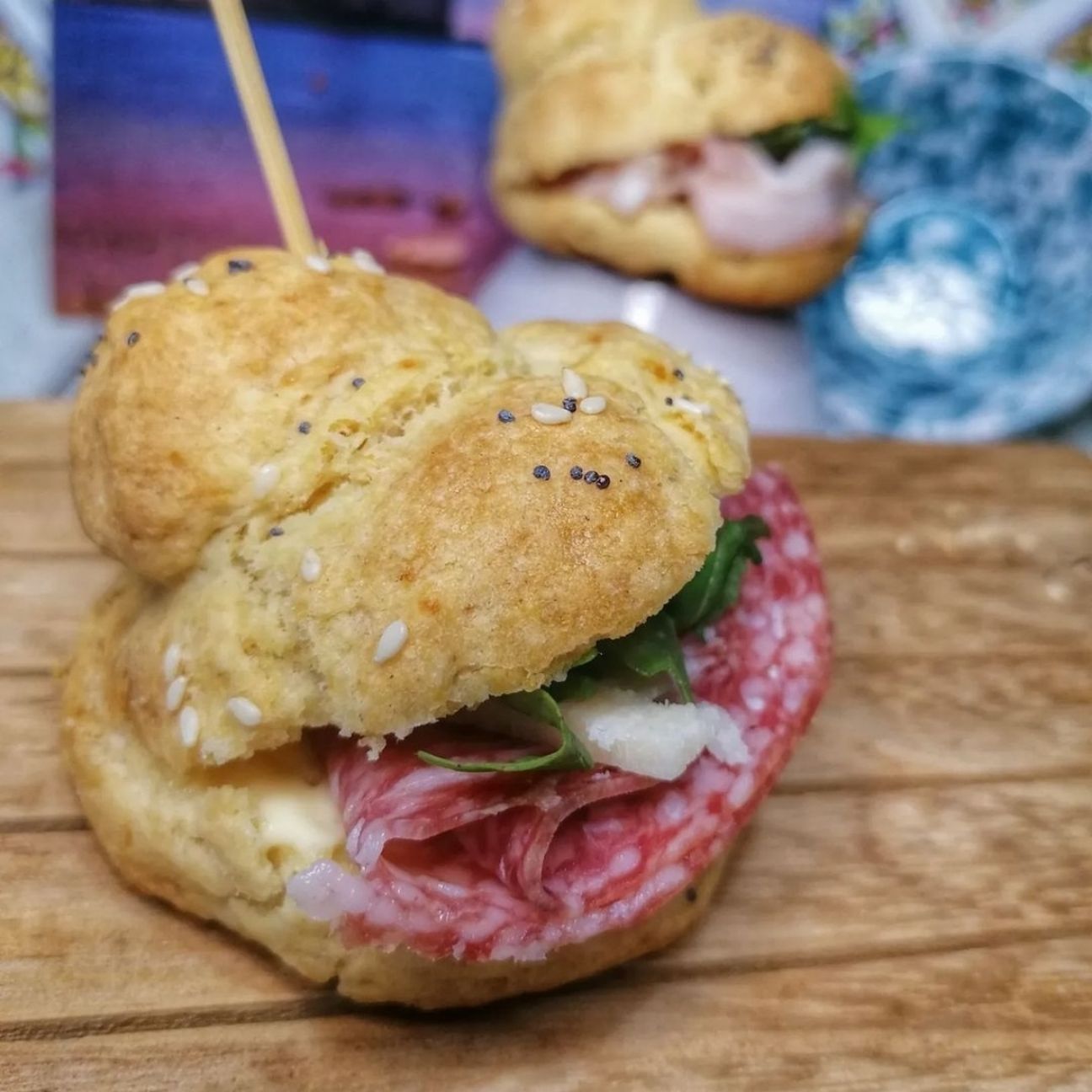 Mini brioche col tuppo salate ottime per Pic-nic