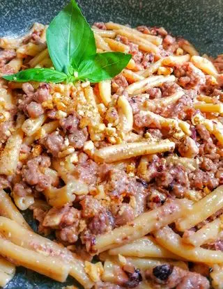 Ricetta "𝐂𝐚𝐬𝐞𝐫𝐞𝐜𝐜𝐞 𝐜𝐨𝐧 𝐫𝐚𝐝𝐢𝐜𝐜𝐡𝐢𝐨, 𝐬𝐚𝐥𝐬𝐢𝐜𝐜𝐢𝐚, 𝐜𝐫𝐞𝐦𝐚 𝐝𝐢 𝐫𝐚𝐝𝐢𝐜𝐜𝐡𝐢𝐨 𝐞 𝐧𝐨𝐜𝐢." di cristinaeffe_