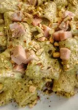 Ricetta Mezze maniche con pesto di pistacchi e mortadella