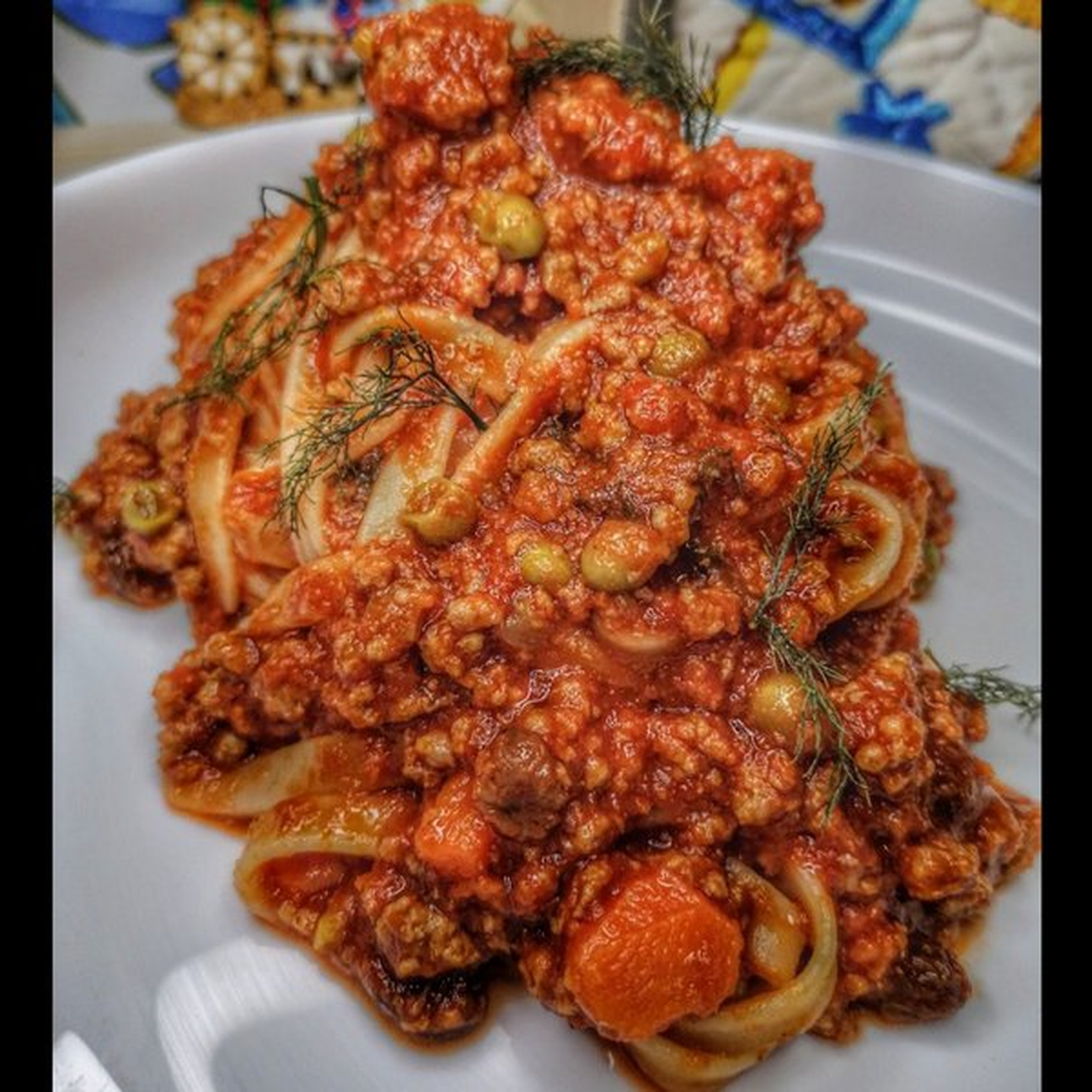 Fettuccine con ragù alla Siciliana