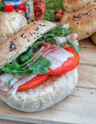 Ricetta Panini Burger col tuppo di cristinaeffe_