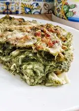 Ricetta Lasagna con spinaci, salsiccia e funghi