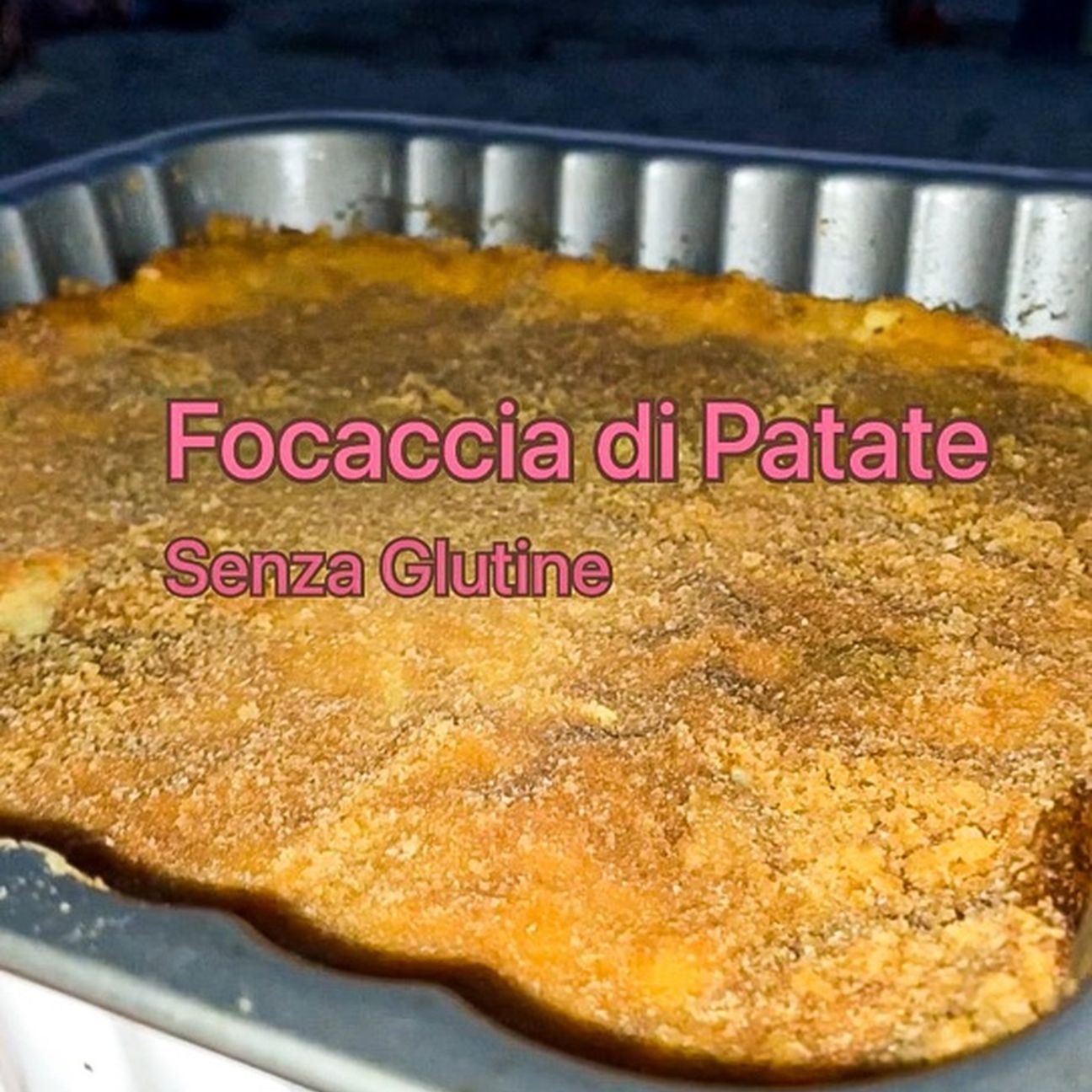 Pitta di patate (focaccia salentina) senza glutine