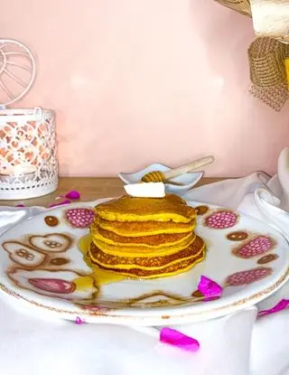 Ricetta Pancake alla zucca senza glutine e lattosio a basso ig di Martinasenzaglutine