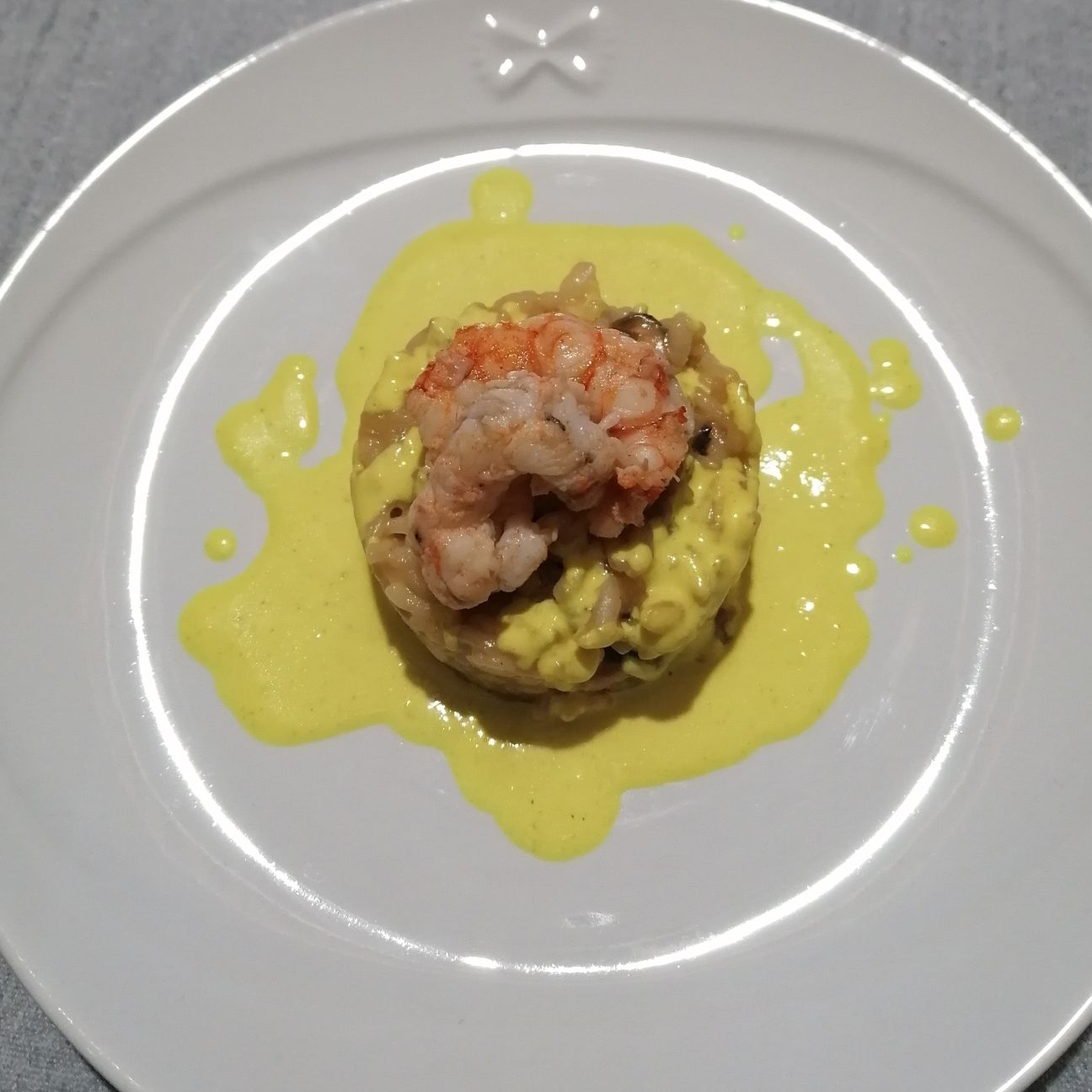 Risotto scampi gamberi e astice