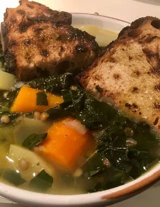 Ricetta Zuppa cavolo nero, lenticchie e patate di Chiaretta