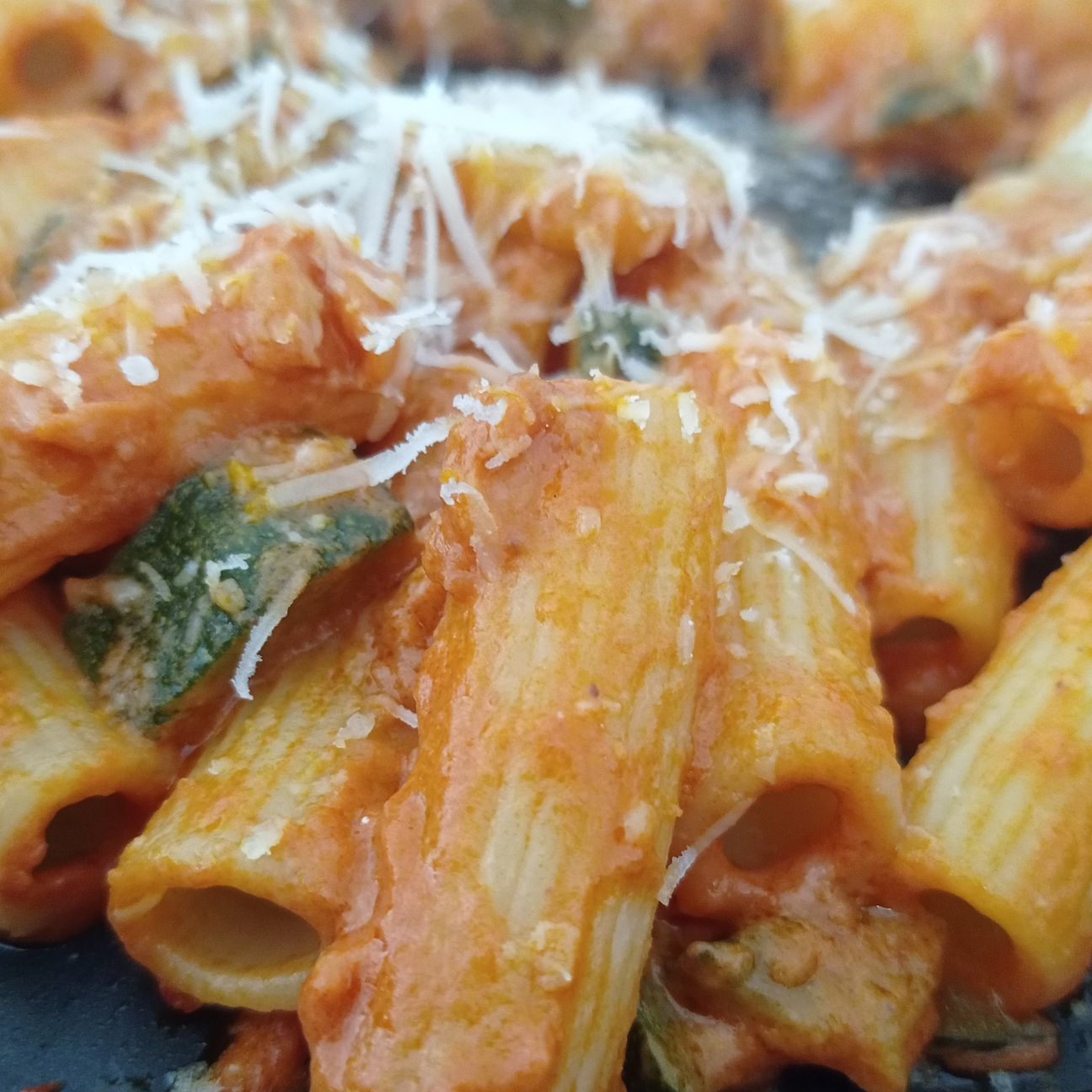 Pasta verde bianca e rossa