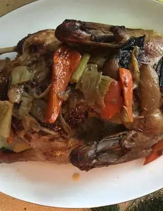 Ricetta Pollo intero con peperoni di giuseppeg