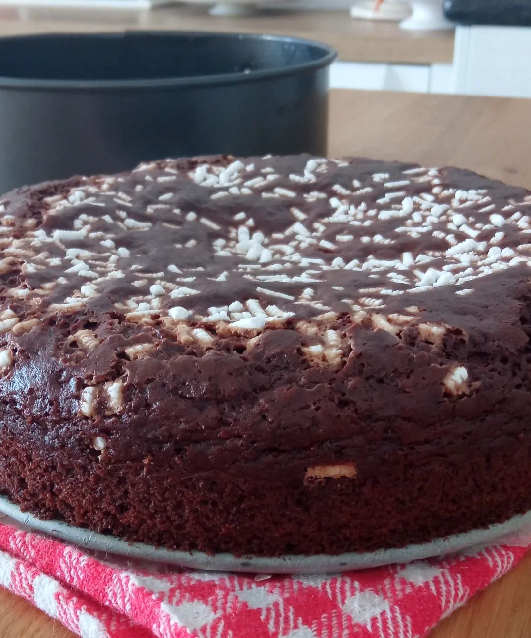 Torta al cioccolato senza burro e uova