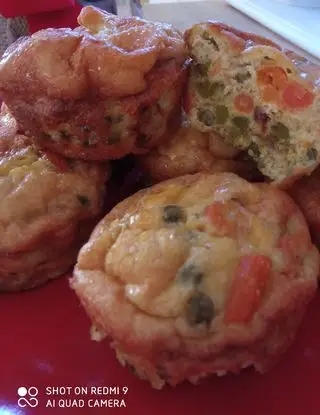 Ricetta Muffin con piselli e carote di angela876