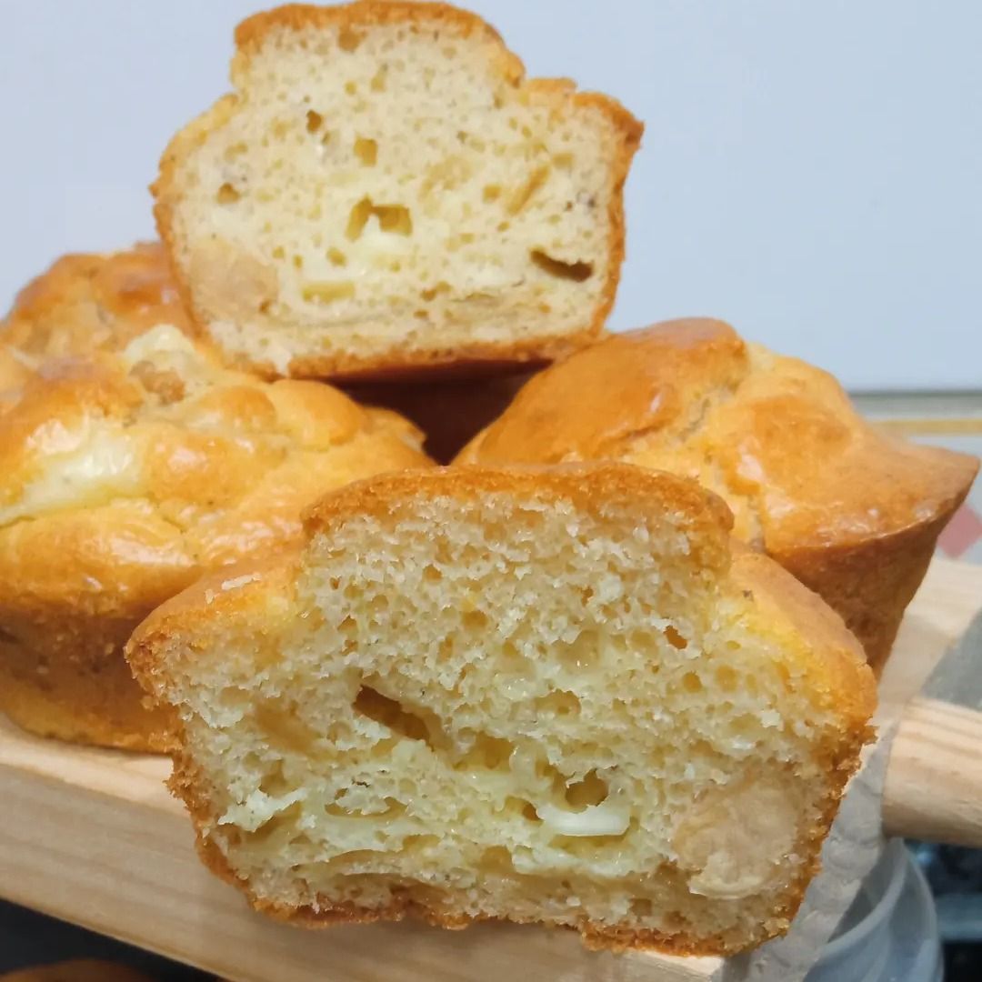 Muffin salati con ceci e cipolla