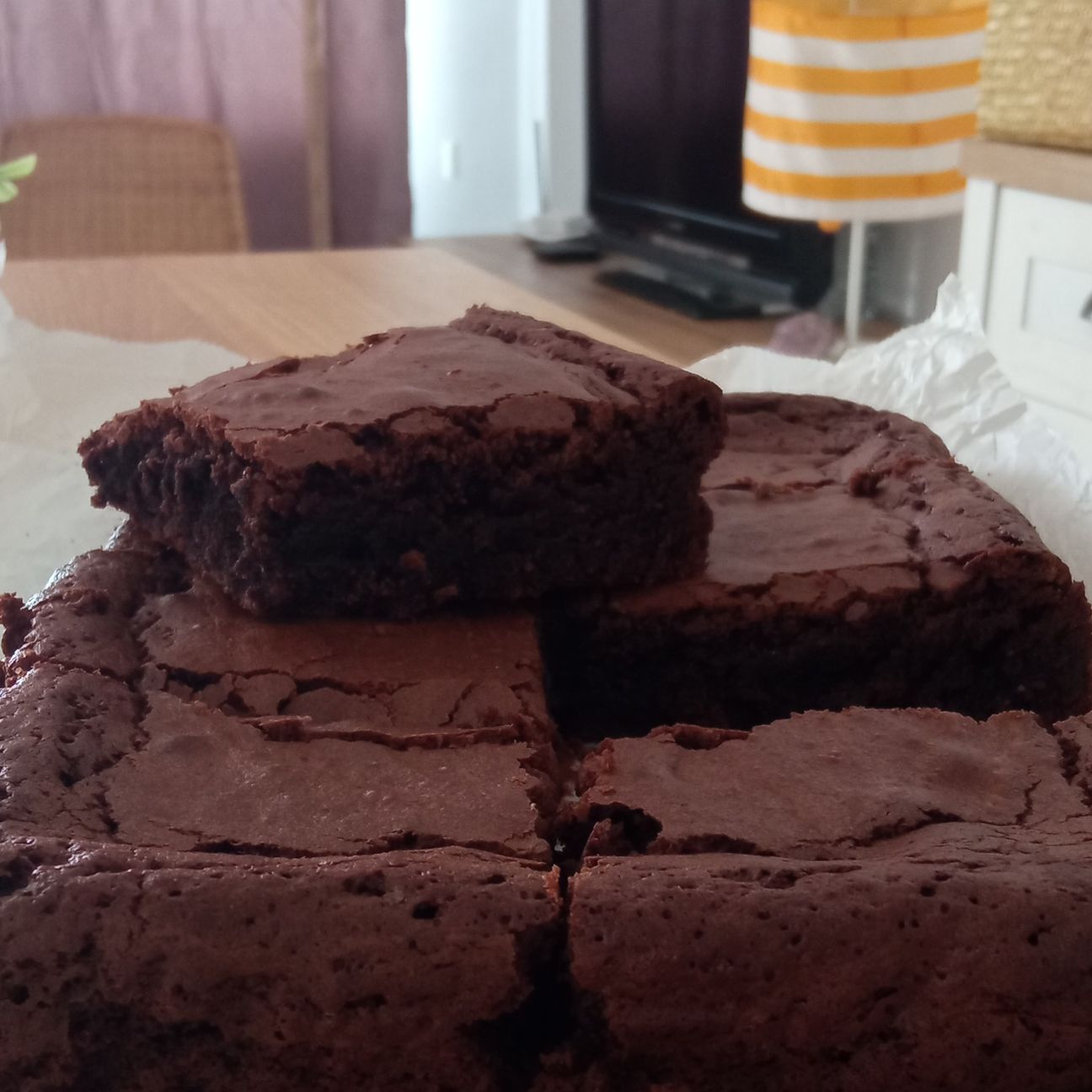 Brownies senza glutine al cioccolato fondente