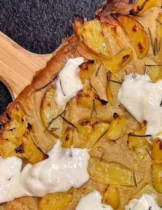 Ricetta SCHIACCIATA DI PATATE E STRACCHINO di Burrataepistacchi