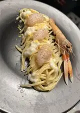 Ricetta Spaghetti cacio e scampi