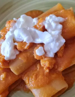 Ricetta Paccheri ai gamberi con burrata di mariaangelafrick