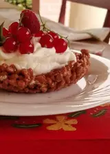 Ricetta Cestini di riso soffiato con mousse al mascarpone e frutti rossi