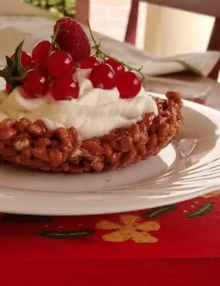 Ricetta Cestini di riso soffiato con mousse al mascarpone e frutti rossi di Le_ricette_di_Romina_