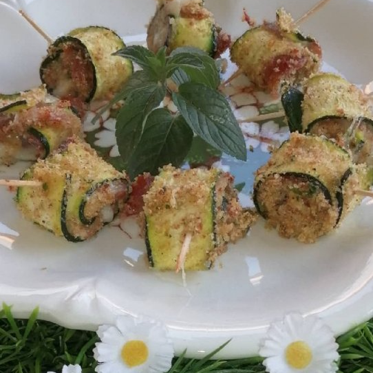 Spiedini di zucchine