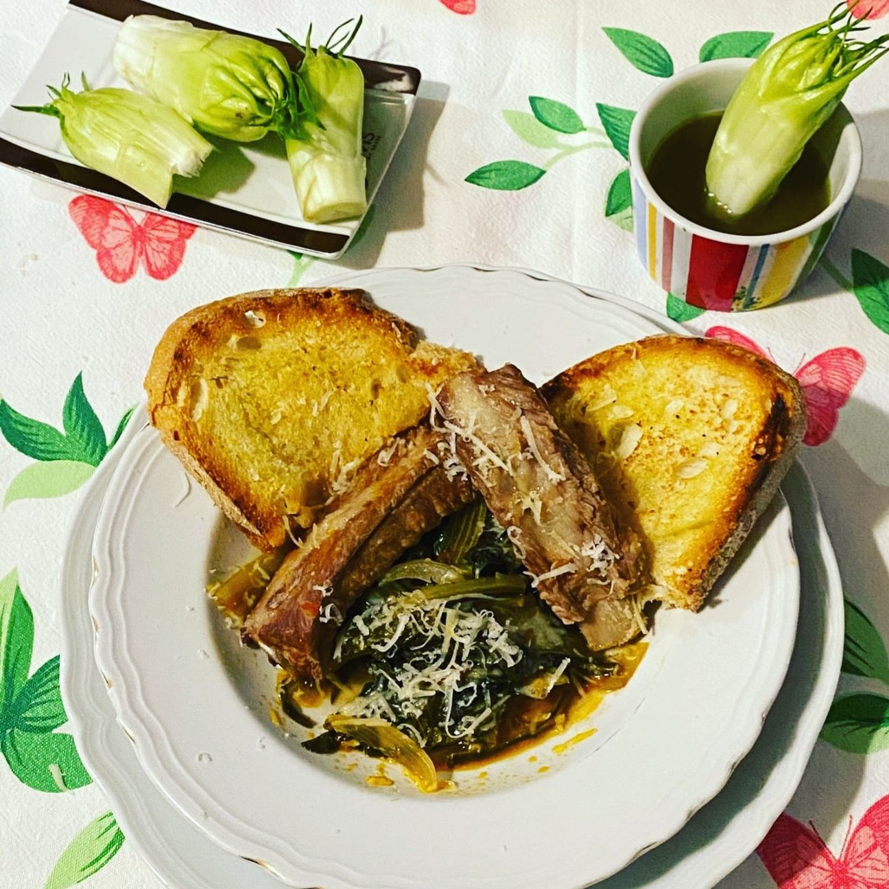 Puntarelle con costine