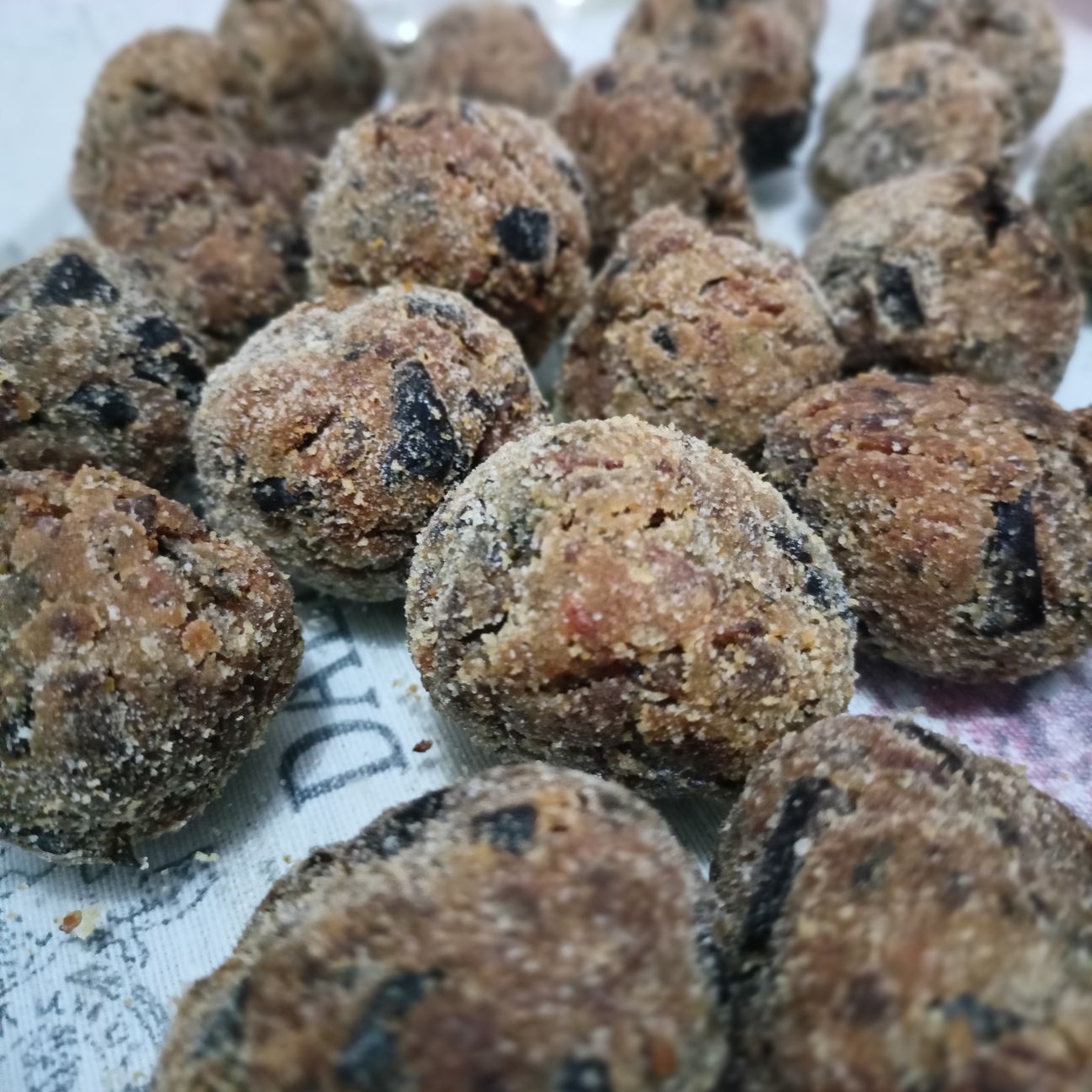 Polpette di melanzane cotte in friggitrice ad aria