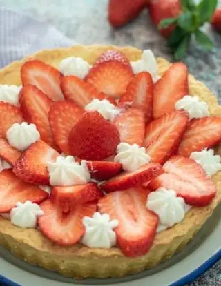 Ricetta Crostata cln panna e fragola di Cucina_con_Cristina
