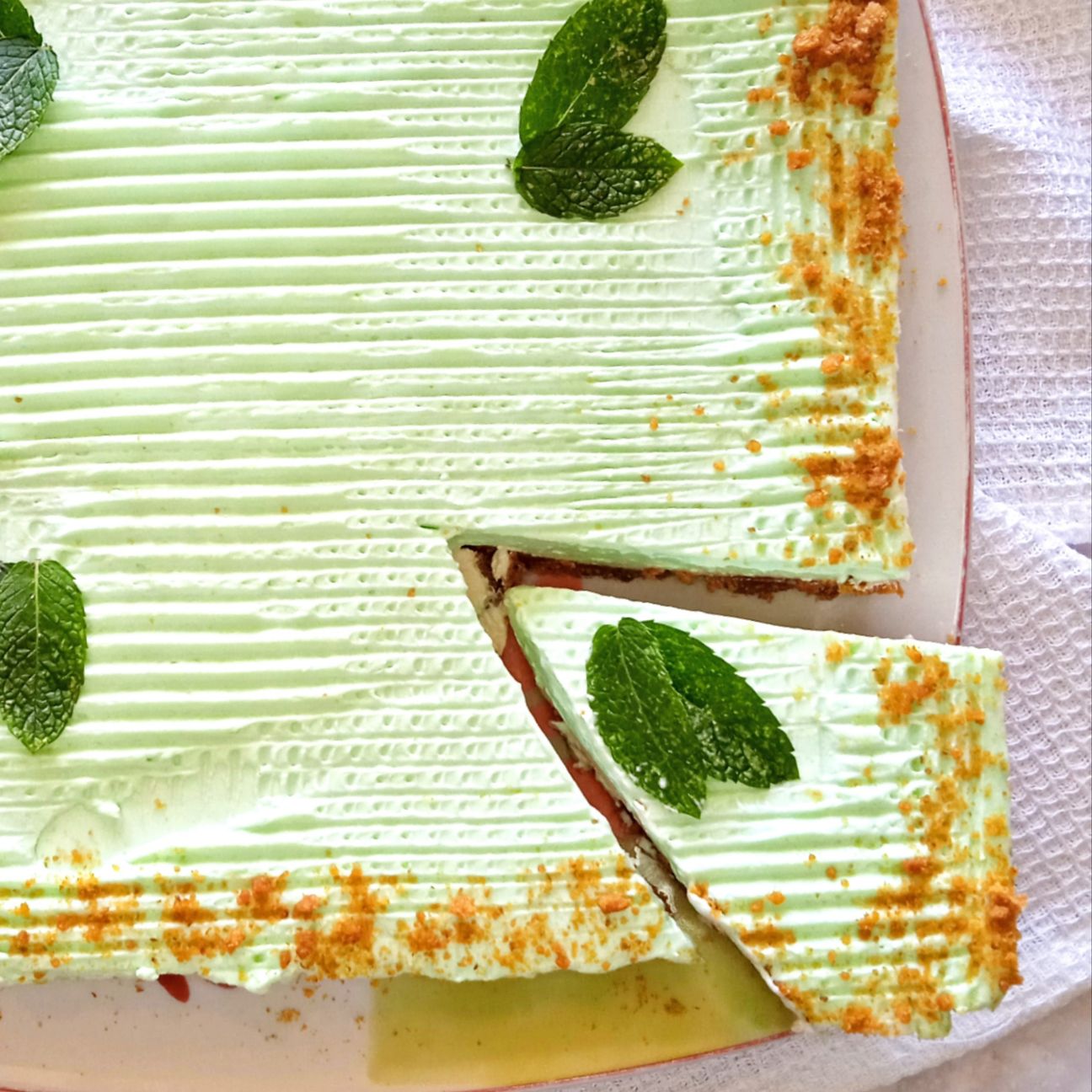 Cheesecake mascarpone e menta