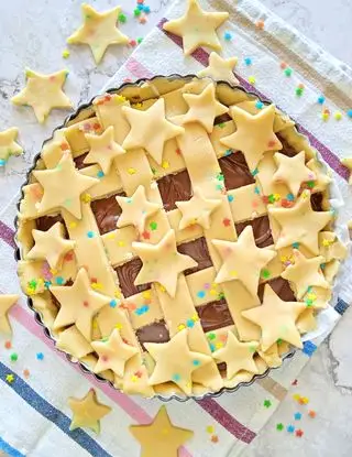 Ricetta Crostata alla nutella e zuccherini colorati di crostate_dolci.wane