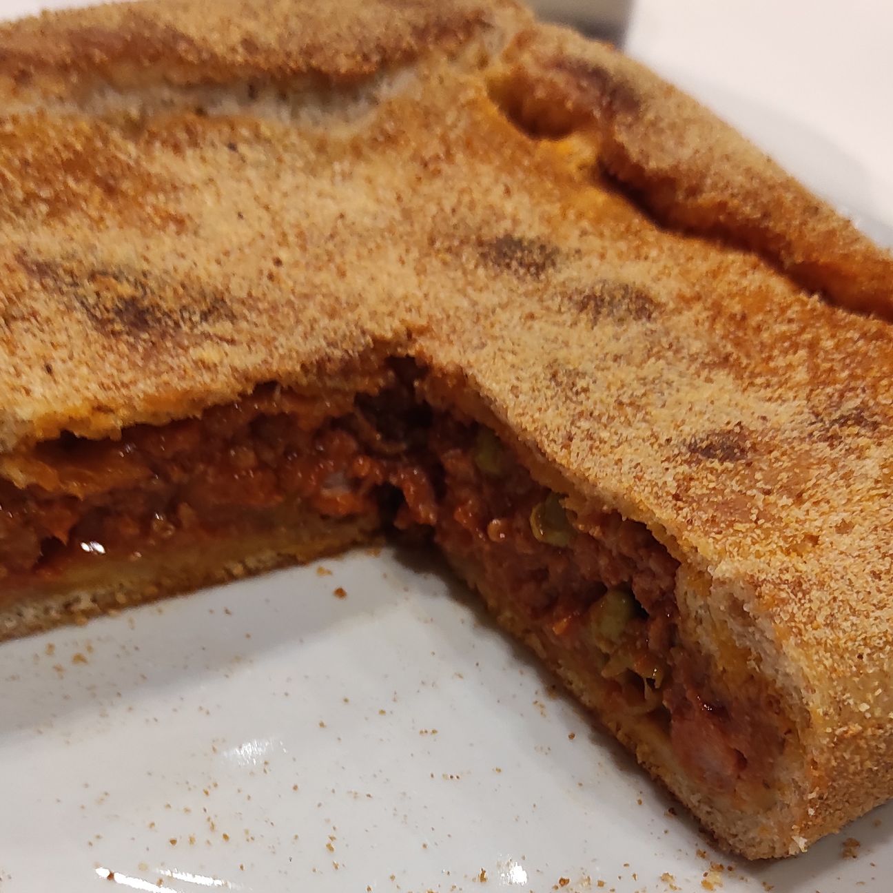 Sfincione siciliano alla carne