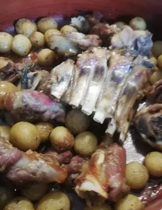 Ricetta Agnello , costine di maiale  cotte alla griglia con patate foglia e agnello al forno con patate novelle di sergioforcella9