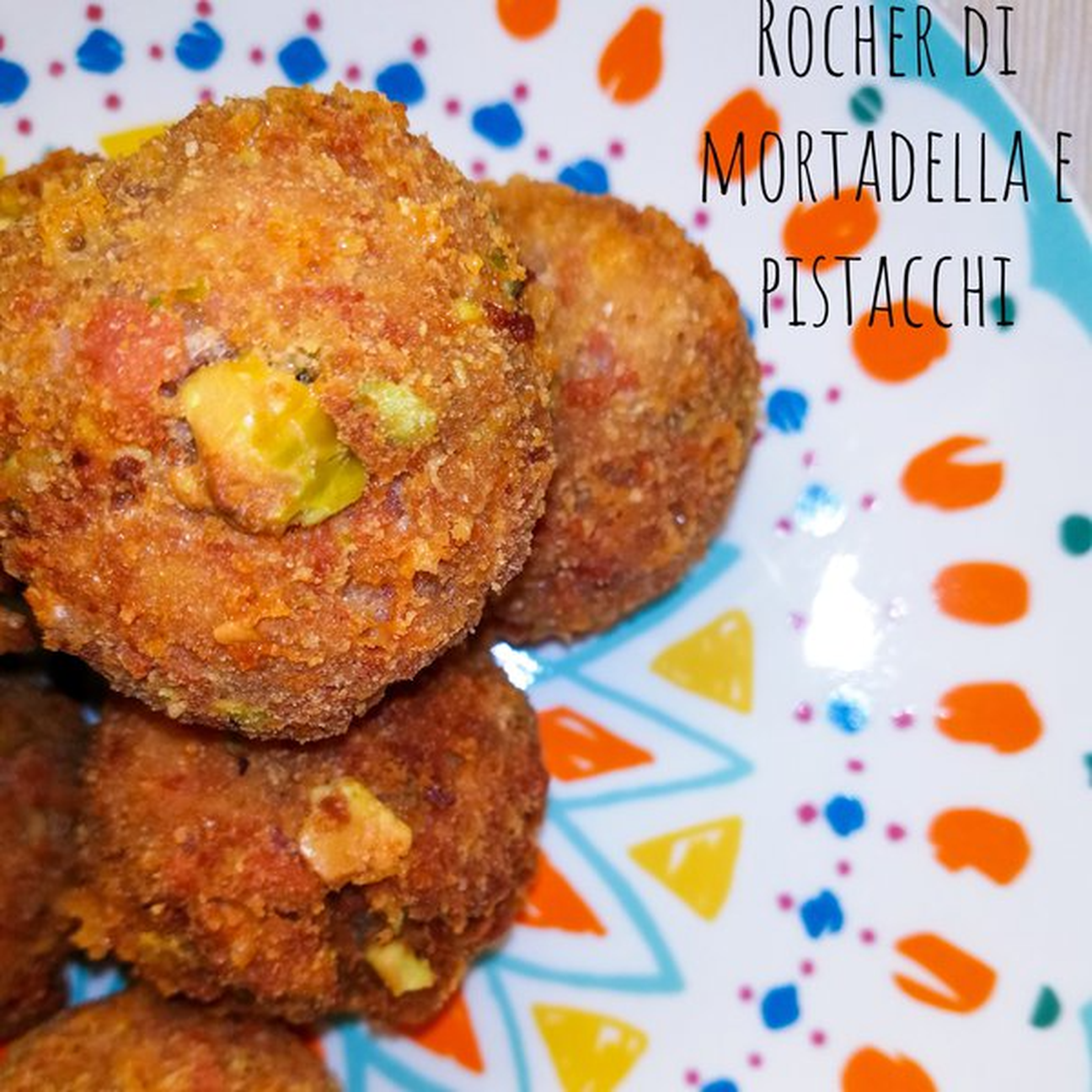 Rocher mortadella e pistacchi