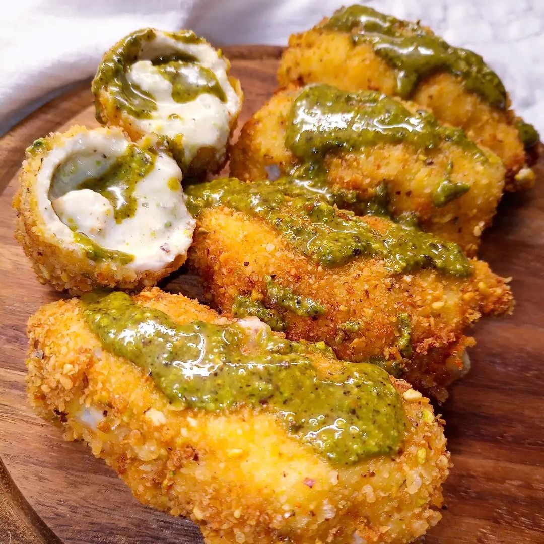 Involtini di pollo al pistacchio