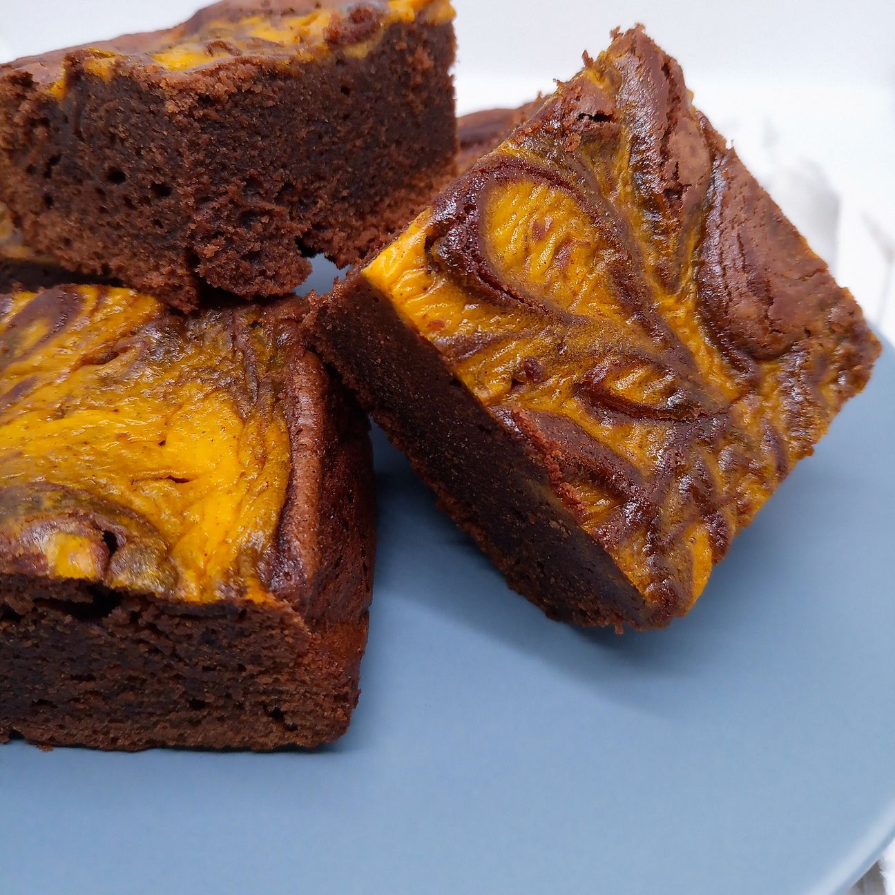 Brownies al cioccolato e zucca