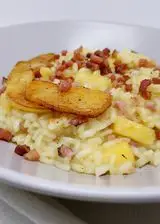 Ricetta Risotto alla birra con speck e mele