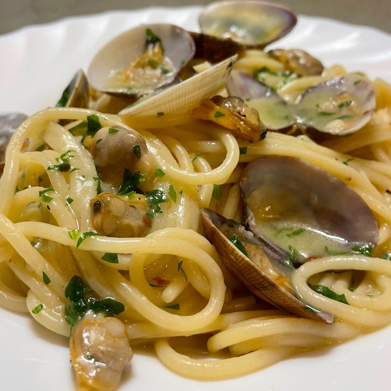 Spaghetti con le vongole