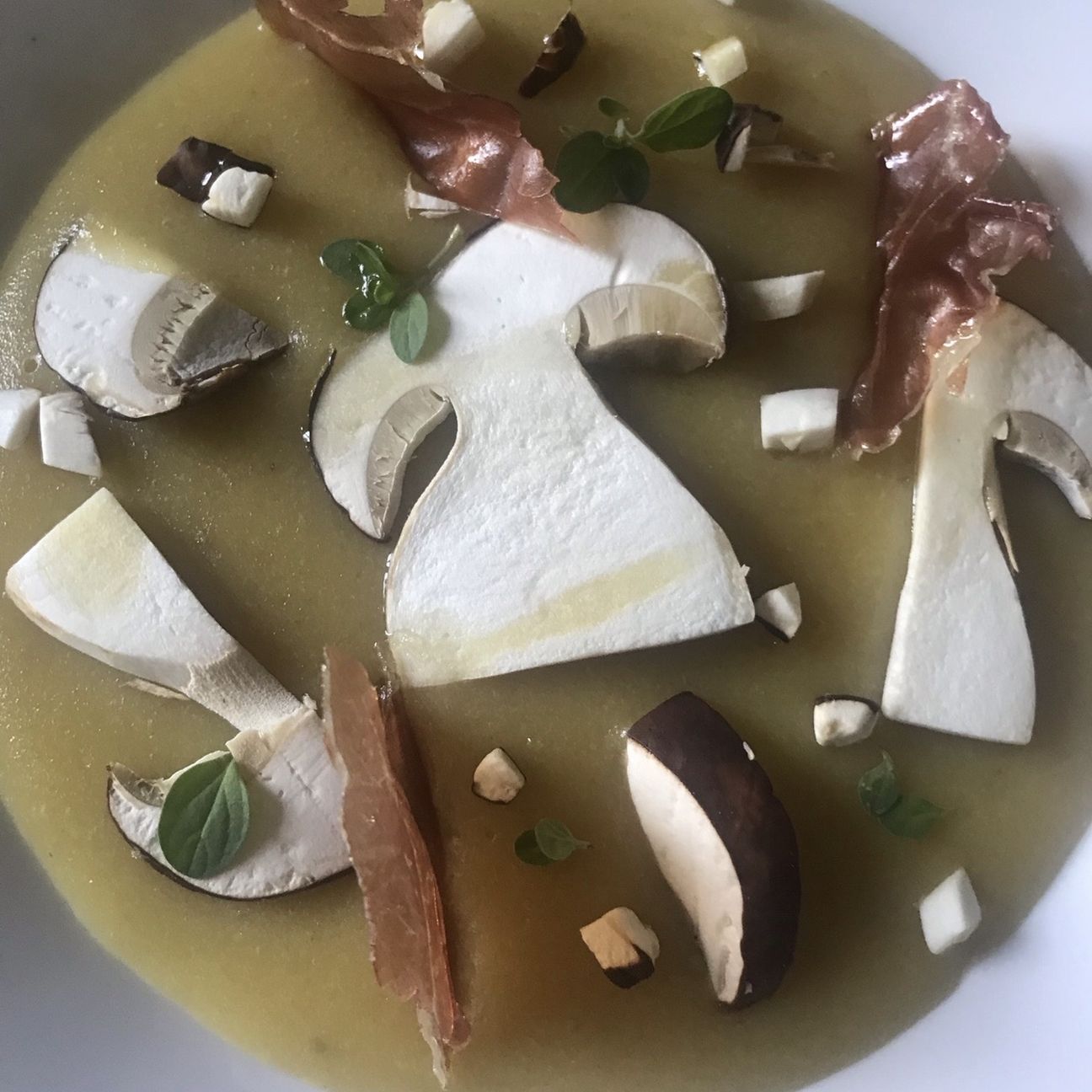Crema di patate e porcini