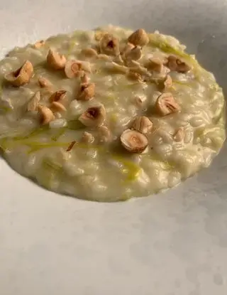 Ricetta Risotto porri,gorgonzola e nocciole di lauriaelisa00