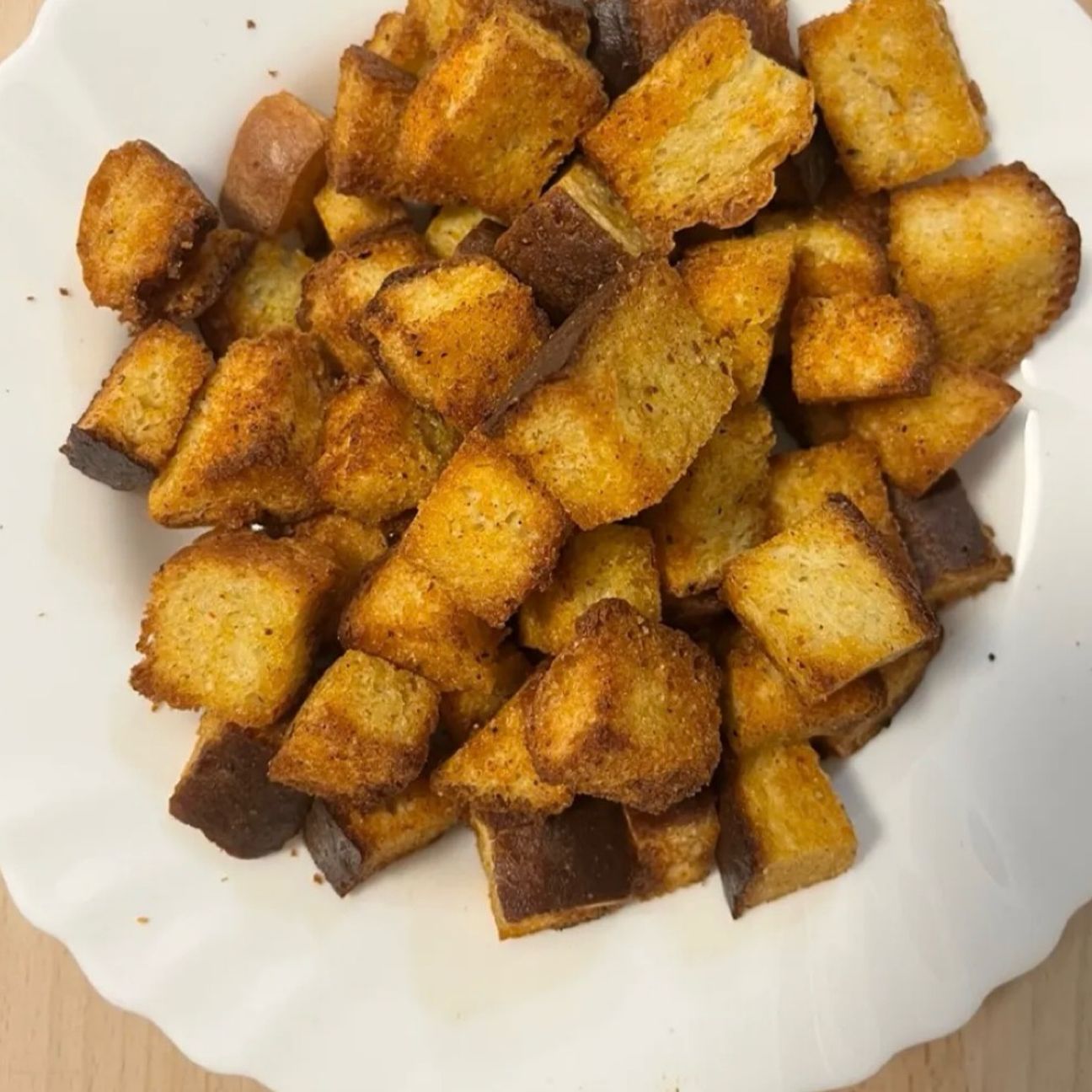 Pane speziato in friggitrice ad aria