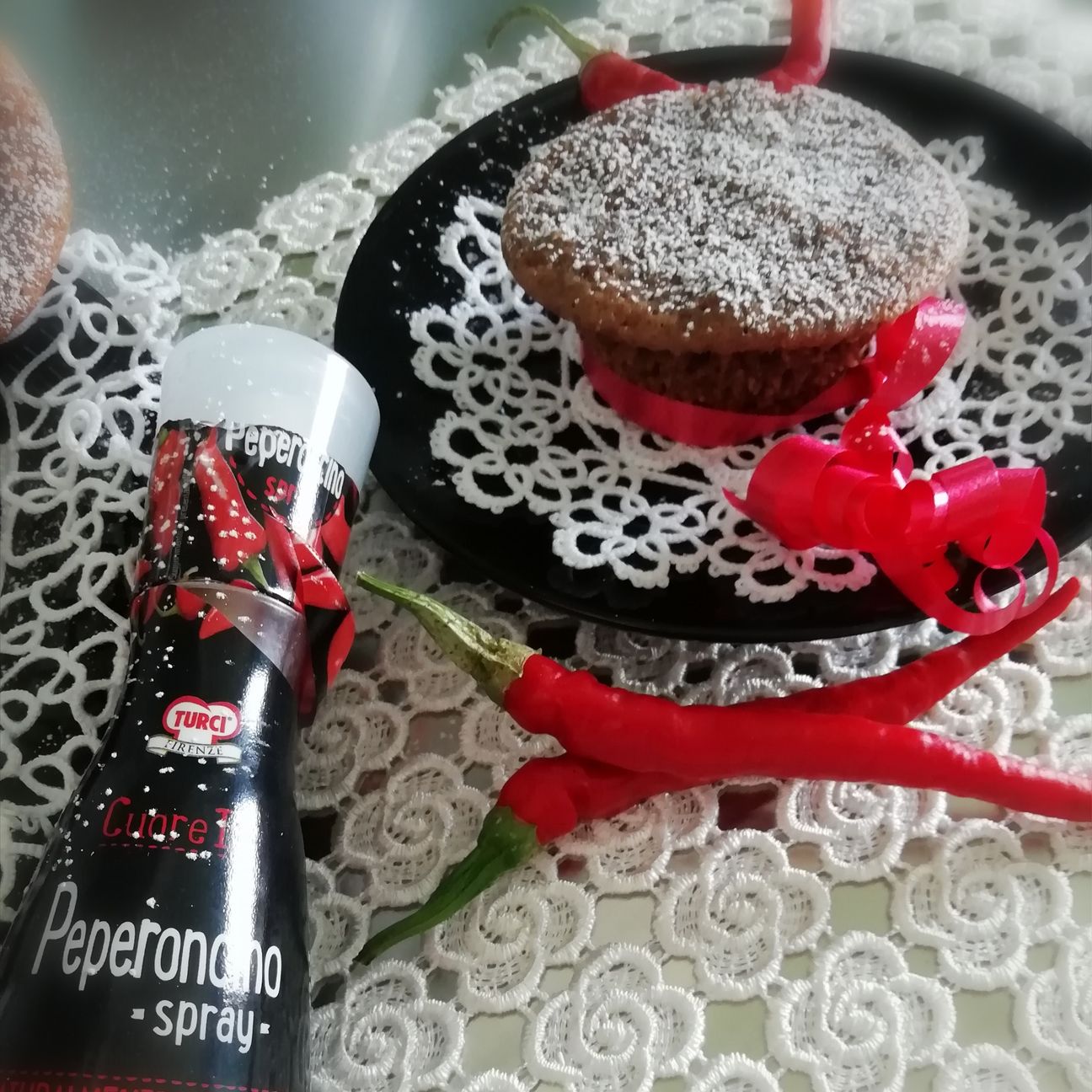 Muffins al cacao e peperoncino