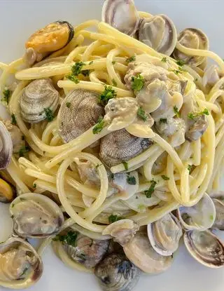 Ricetta Spaghetti con i lupini e cozze di fats_food