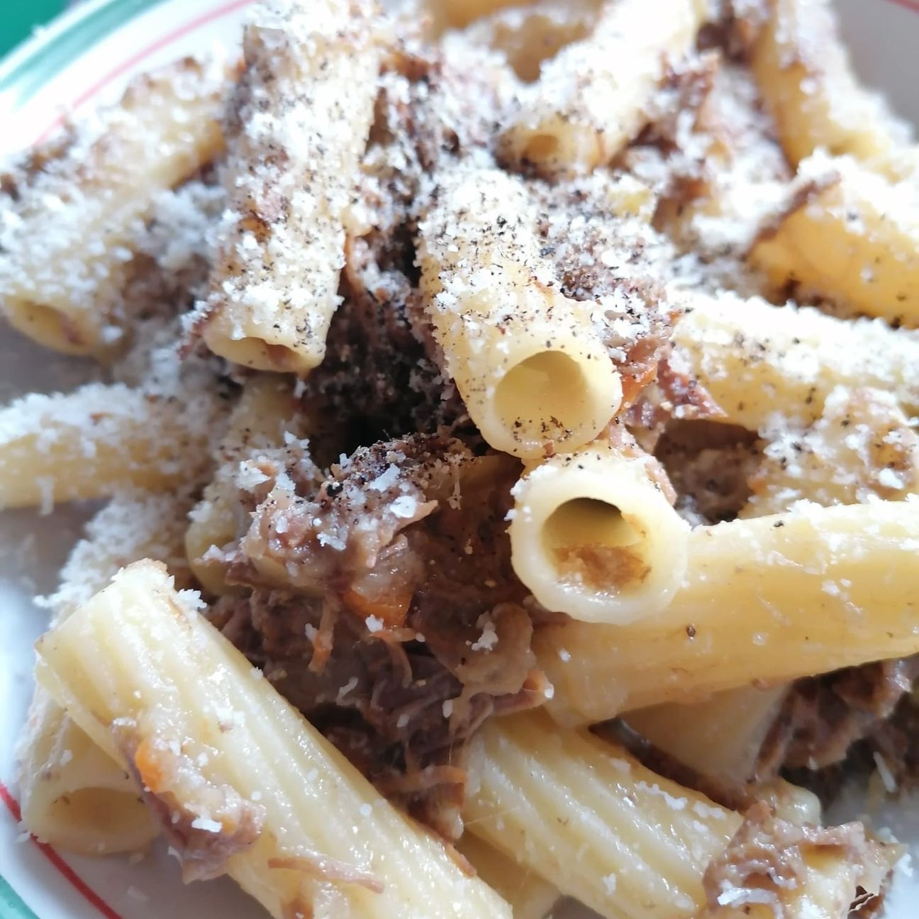 Tortiglioni alla genovese