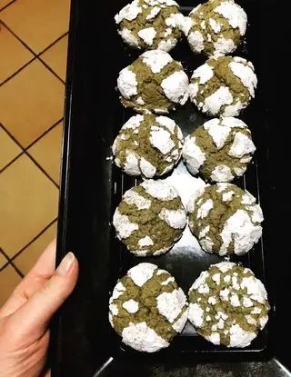 Ricetta Matcha Crinkle Cookies di euridic3